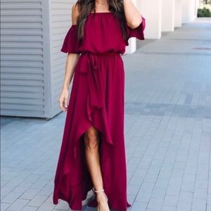 Vici Front Row High Low Dress